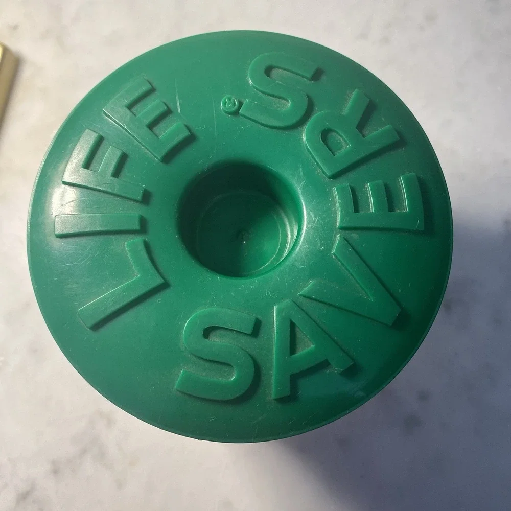 Vintage LIFE SAVERS CANDY Jar 4.75